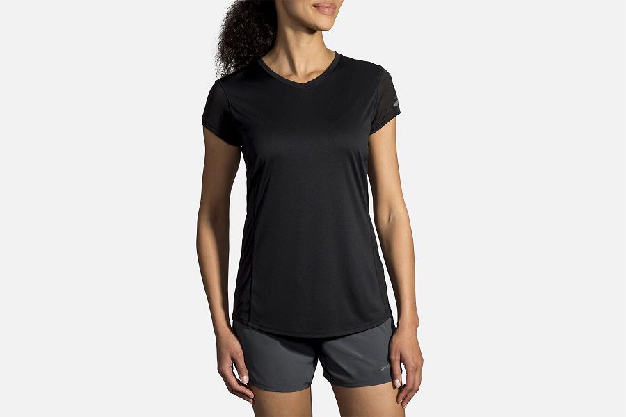 Brooks Stealth Women Apparel & Running Shirt Black KCP160379